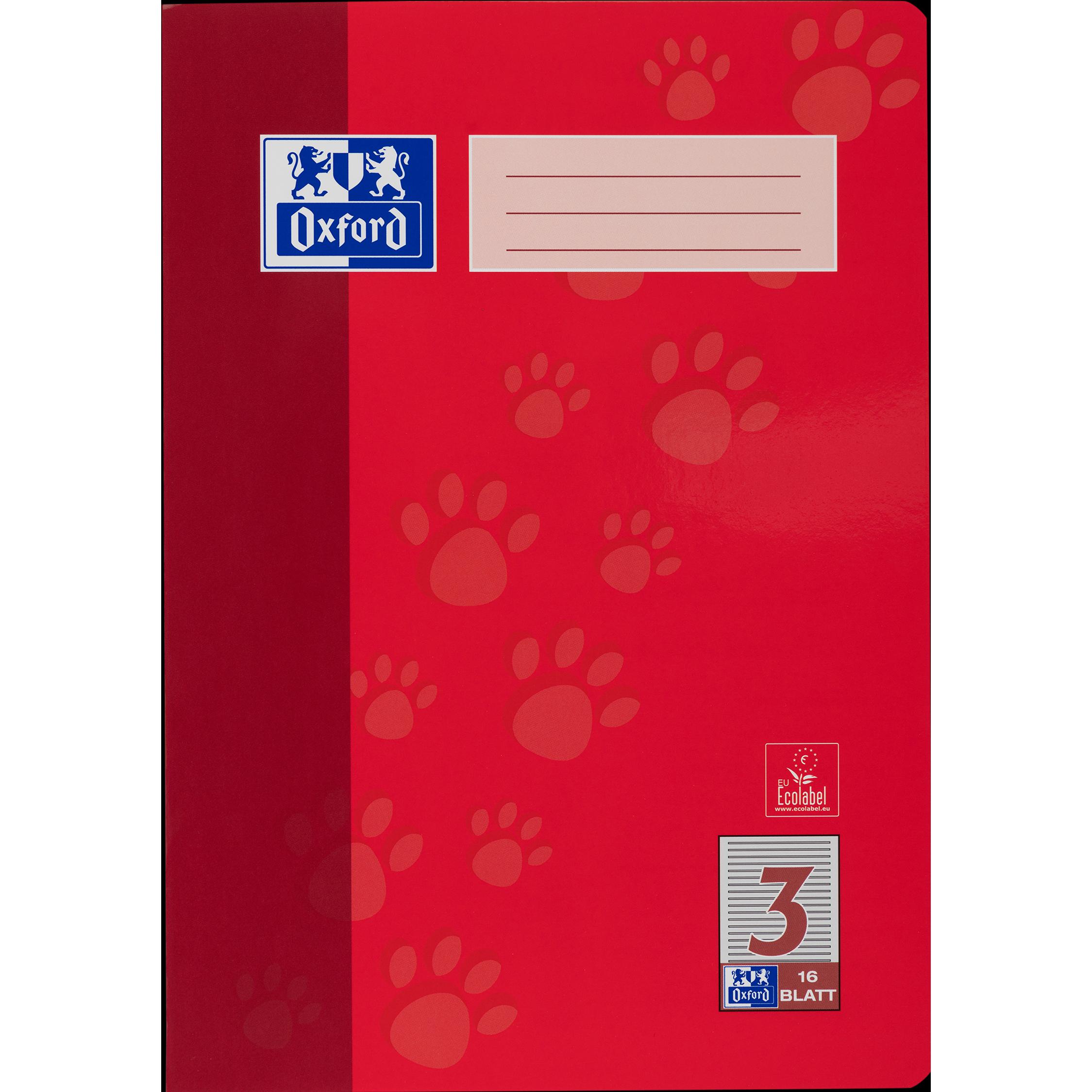 Oxford, Heft + Block, Schulheft, A4, Lineatur 3 (A4)