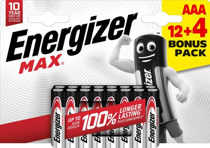 Immagine prodotto Energizer Max Alcalina (16 pz., AAA)