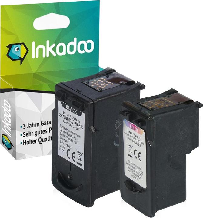 Produktbild Inkadoo Kompatibel Tinte für Canon Pixma MX 340 (BK)