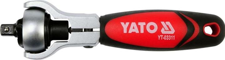 Actual product image Yato yt-03311 Ratchet, rotating handle in 2 directions (1/4")