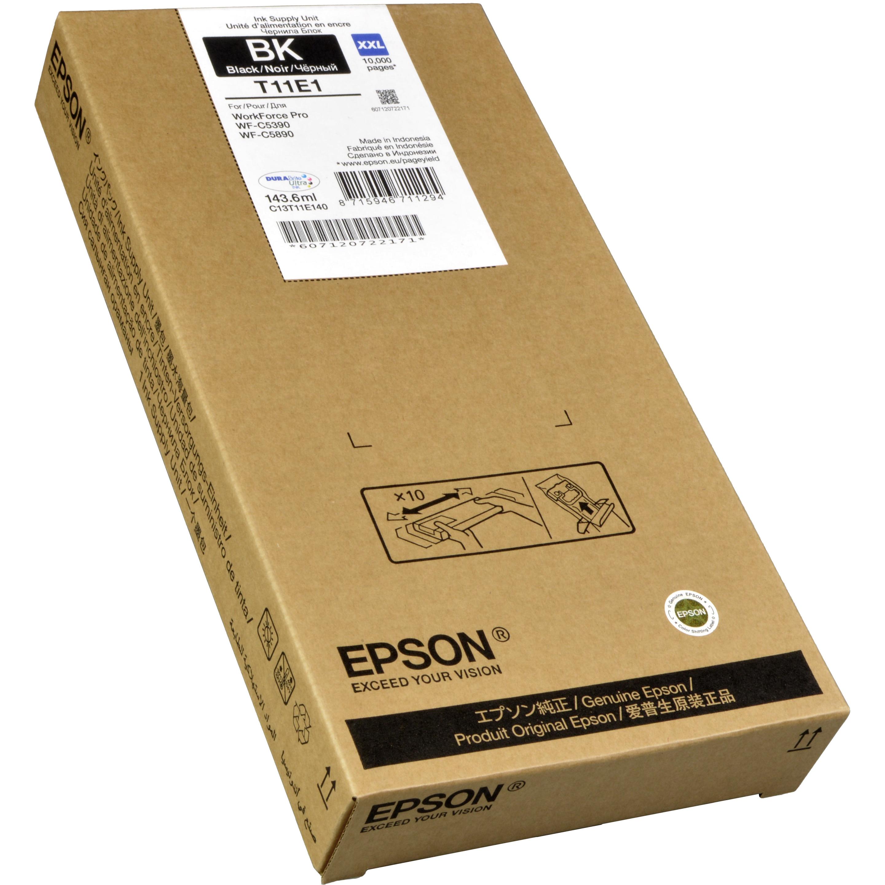 Thumbnail - Epson, Druckerpatrone, WF-C53xx/WF-C58xx Series Ink Cartridge XXL Black 10,000 pages (BK)