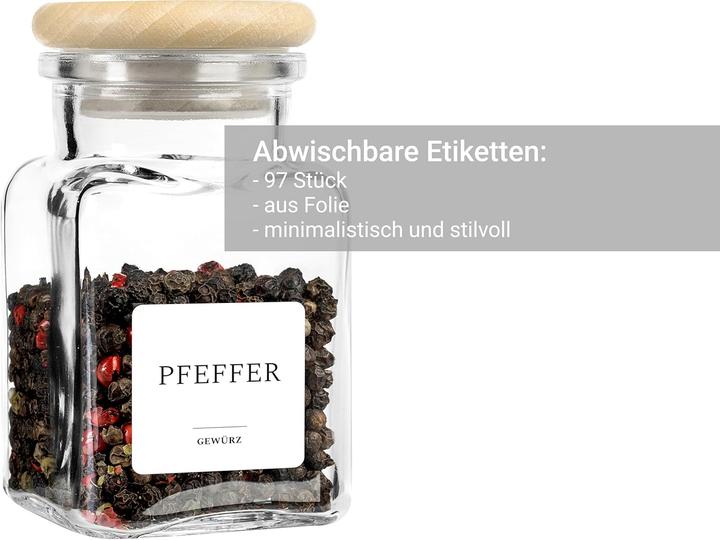 Actual product image Giessle Spice jar set (15 pieces) (2.25 l)
