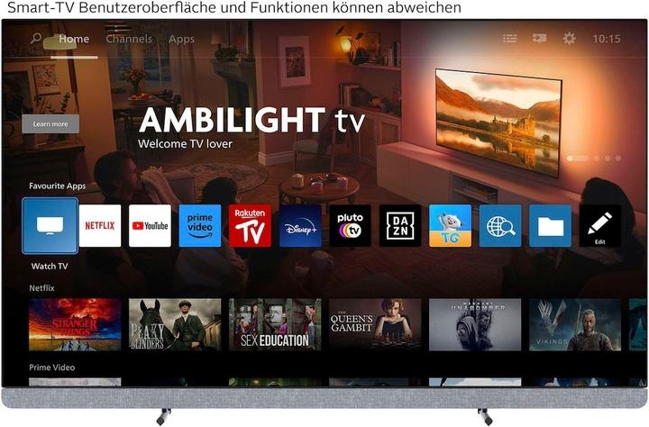 Produktbild Philips 55OLED910/12 (55", OLED, 4K, 2025)