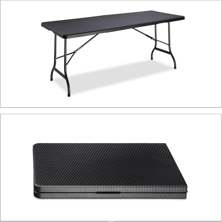 Actual product image Relaxdays garden table (74 x 74 x 72 cm)