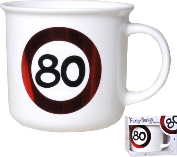 UdoS Becher Jahreszahl "80"