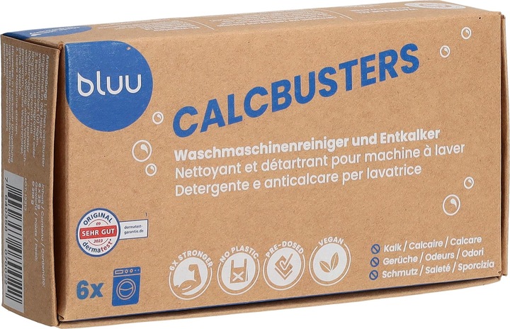 Actual product image bluu Calcbusters Washing machine cleaner and descaler (480 ml)