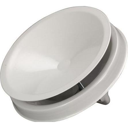 Lindab, Belüftungssystem, Zuluftventil KIR 160 u/Rahmen RAL9003