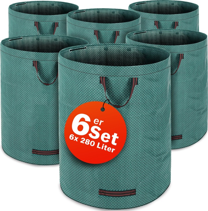 Gardebruk Sac de déchets verts 6x280 L (280 l)