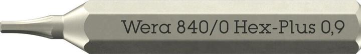 Productafbeelding Wera 840 Micro Bits Hex-Plus 0,9 x 30mm (Inbus)