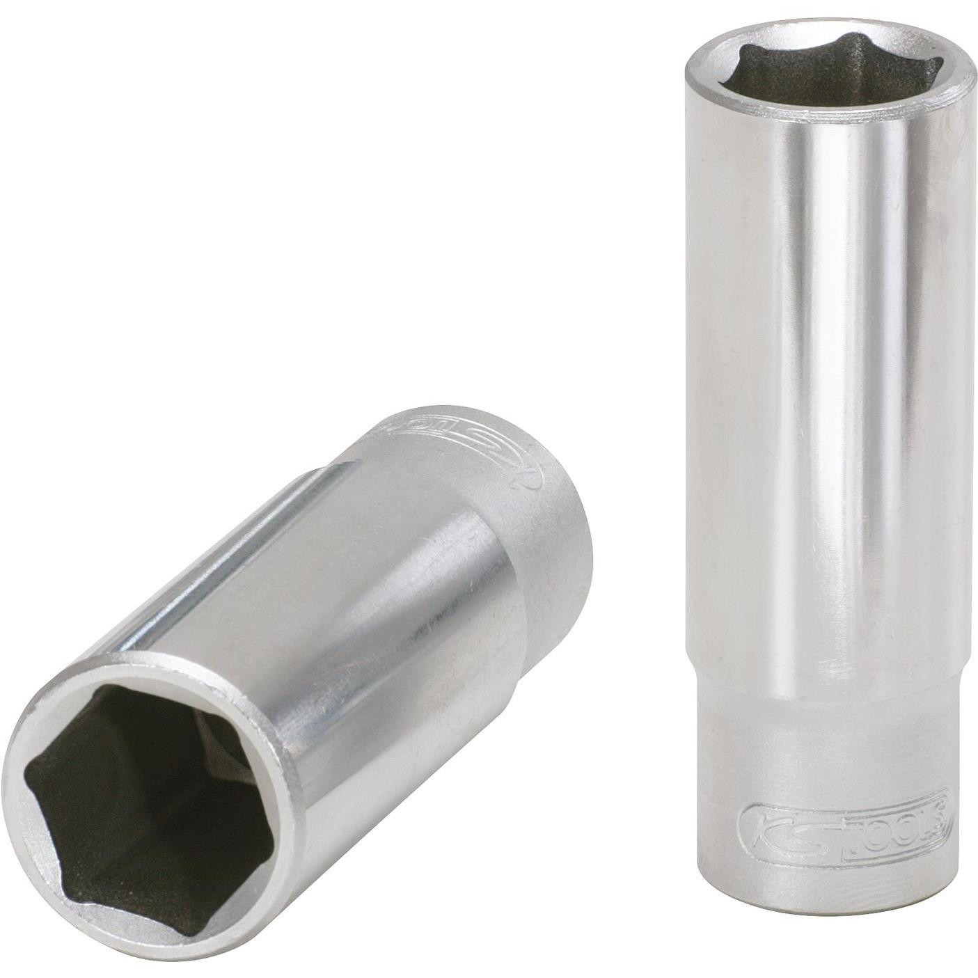 Thumbnail - KS Tools, Steckschlüssel + Stecknuss, 3/8" Sechskant-Stecknuss lang (14 mm)