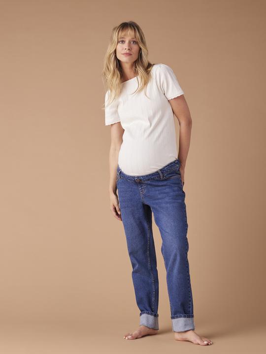 Actual product image Envie de Fraise Slim-Fit-Umstandsjeans, Seamless-Bund WATERLESS, Bundweite verstellbar (Frequency band 38 (2600 MHz))