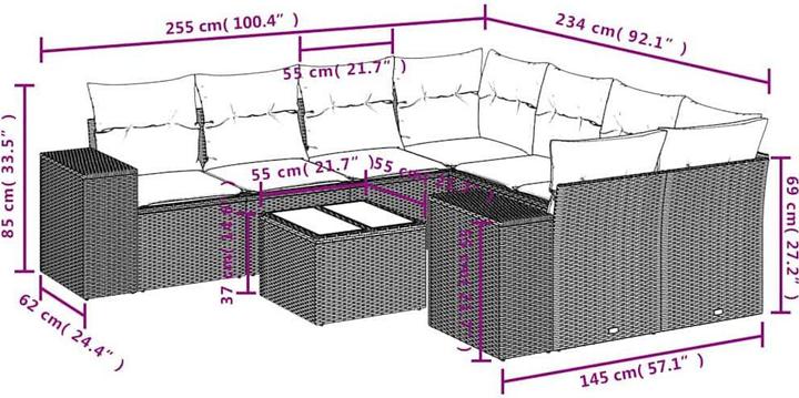 Produktbild vidaXL Caroline