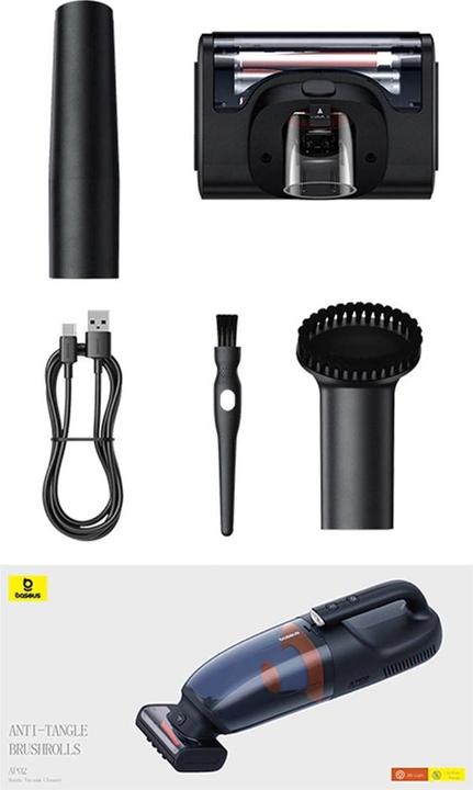 Actual product image Baseus AP02 6000Pa car vacuum cleaner - black