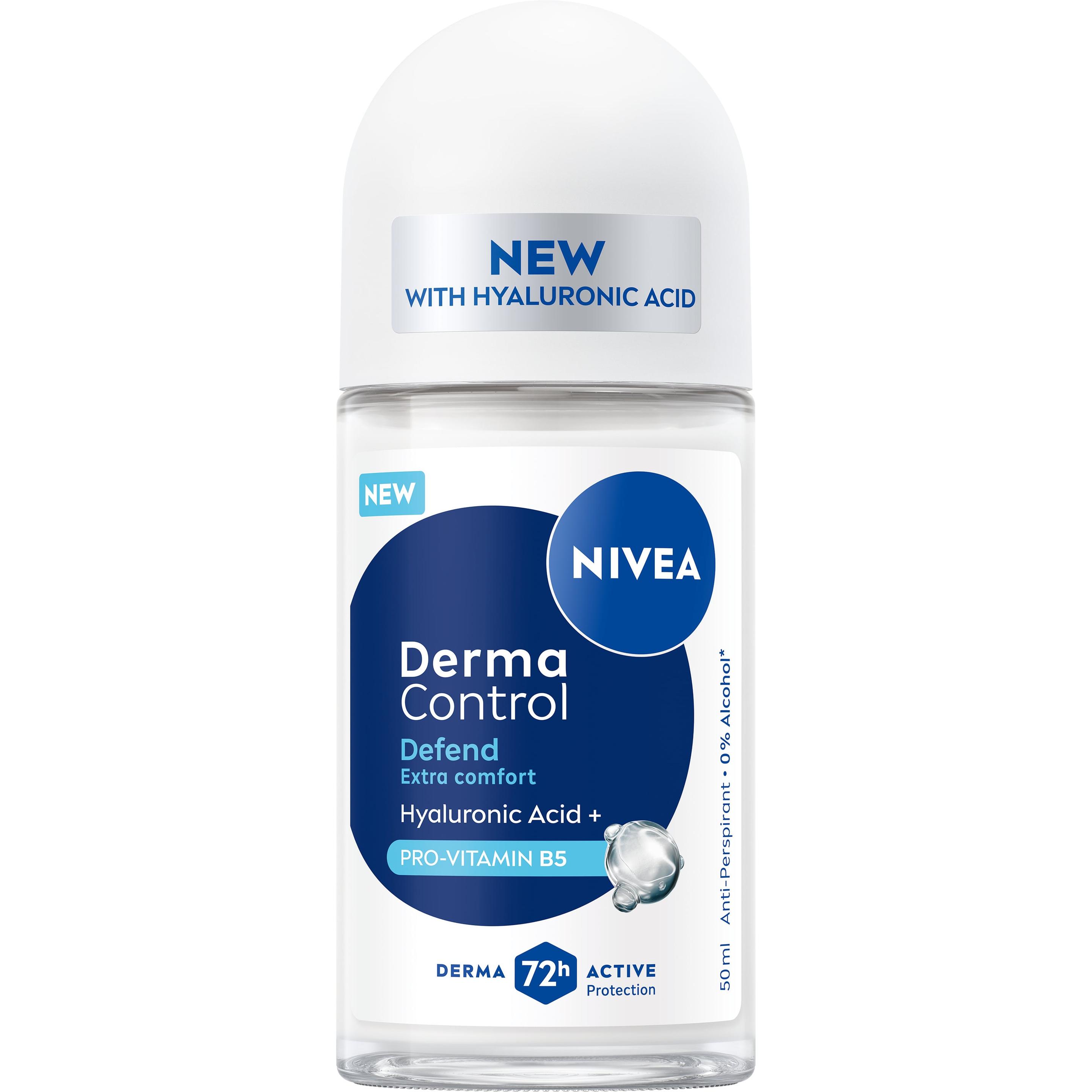 NIVEA, Deodorants, Derma Control Defend Female Roll-on 50ml (Rol op)