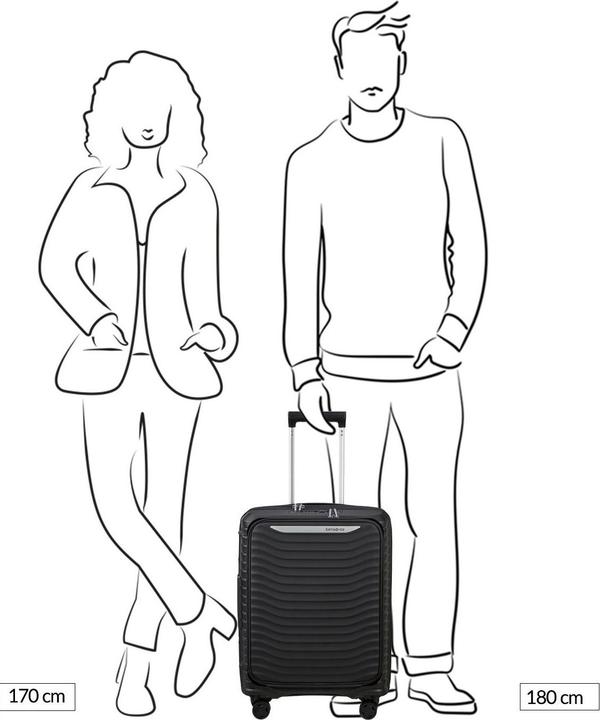 Image du produit Samsonite Upscape Trolley mit 4 Rollen erweiterbar 55cm (48 l)