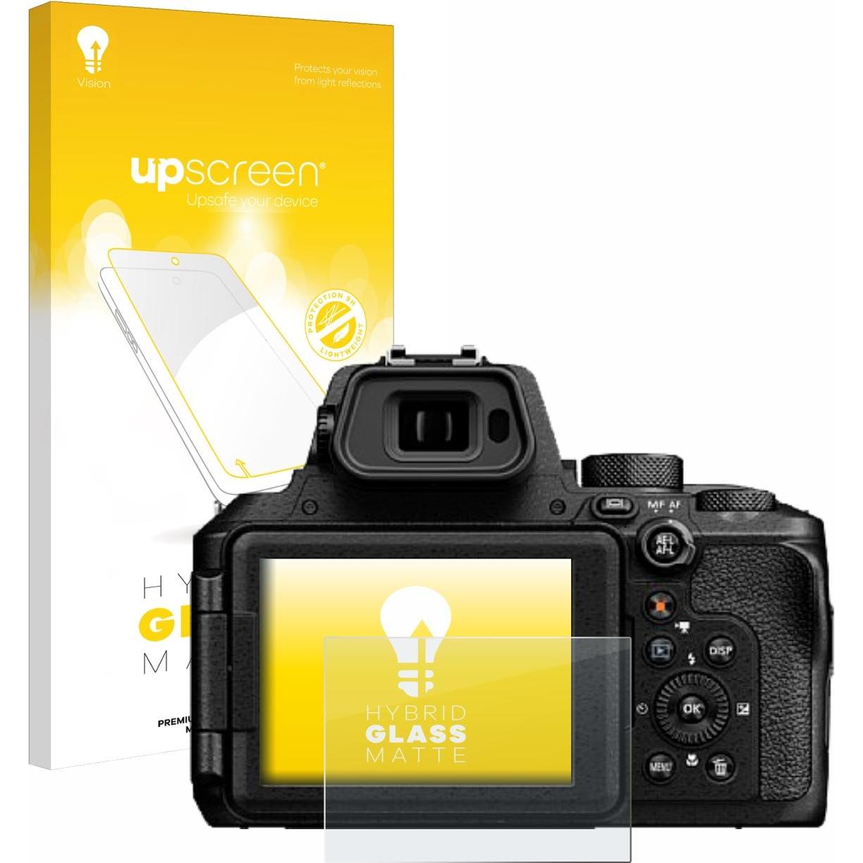 upscreen Reflection Shield Panzerglasfolie Matt (Displayschutz, Coolpix P950), Kameraschutz