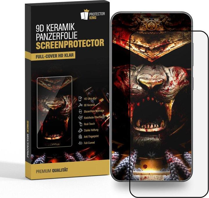Produktbild Protectorking 2x Ceramic-Glass Full Cover HD Klar (2 Stück, Samsung Galaxy S20 FE)