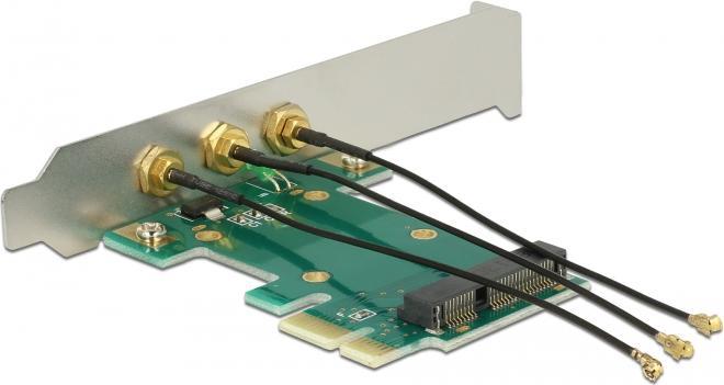 Image du produit Delock IPex vers RP-SMA Plaque à fente (PCIe)