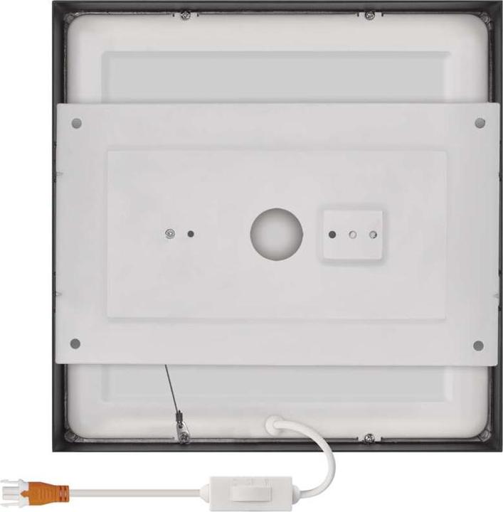 Actual product image Emos Surface-mounted LED light NEXXO, square, black, 21W, with Change CCT (1900 lm)