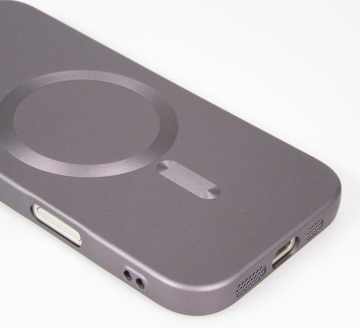 Produktbild PhoneLook Hülle Gummi weich mit Kameraschutzglas MagSafe Dunkelgrau (Apple iPhone 17 Pro Max)