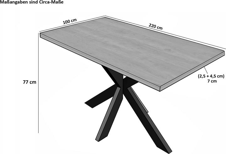 Image du produit SAM Rio (220 x 100 x 77 cm)