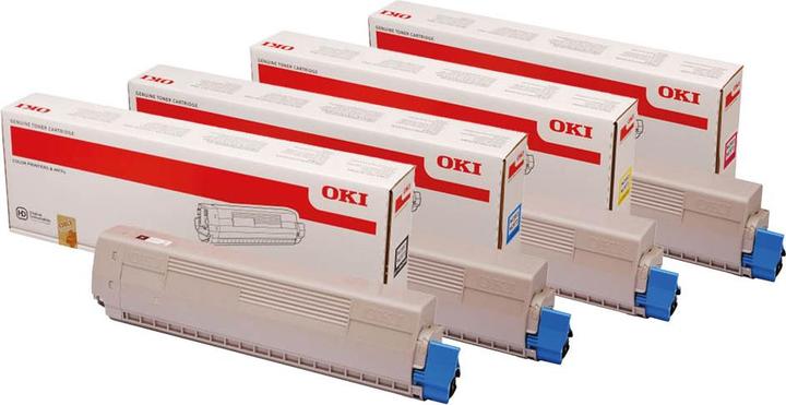 OKI SET originale MC853/873 con tutti e quattro i colori (M, C, Y, FC)