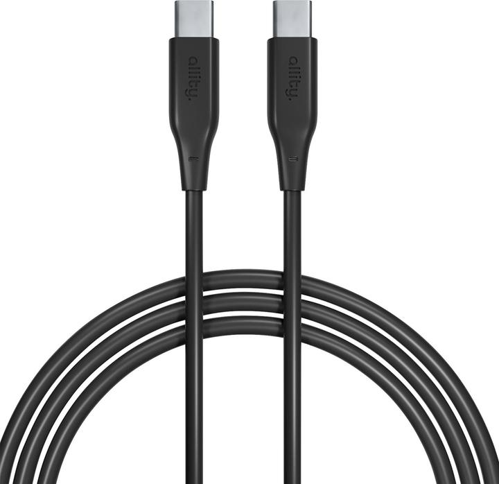Actual product image Allity cable AUC-02 USB-C - USB-C 2.0 m 100W black (2 m, USB 2.0, 100 W)