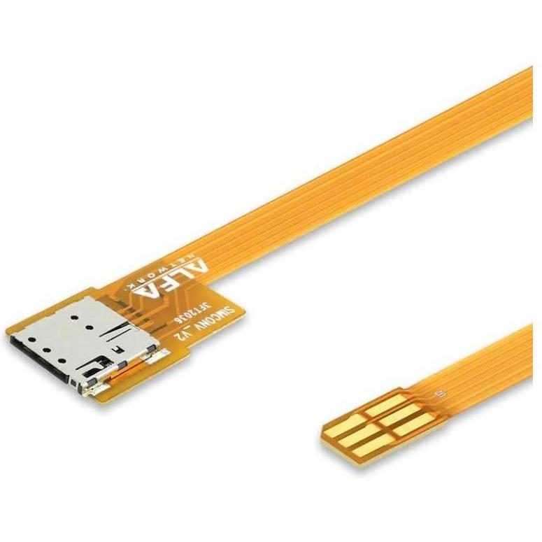Alfa Network SIMCONV-NANO - SIM-Verlängerungskabel 23cm, Nano, Adattatore di rete
