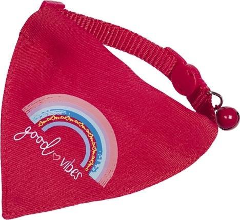 Actual product image Nobby Cat collar with cloth Good Vibes (Cat)