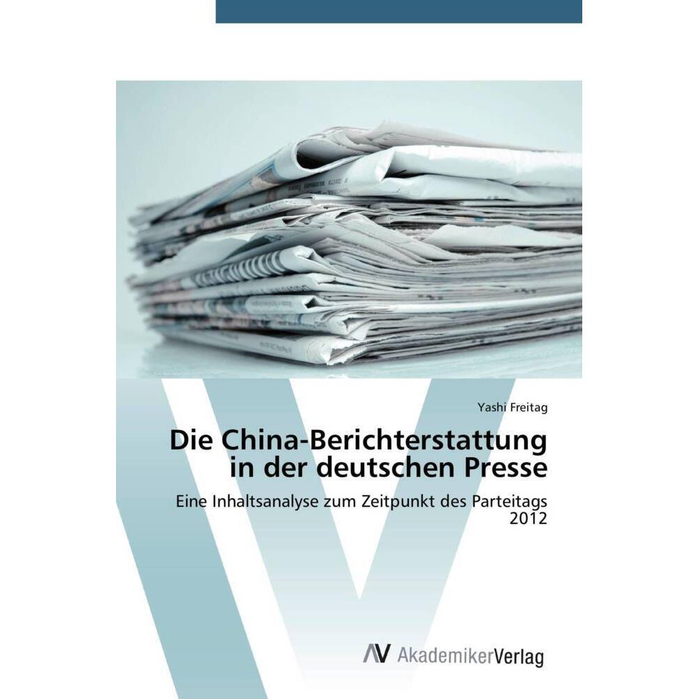 Die China-Berichterstattung in der deutschen Presse, Fachbücher