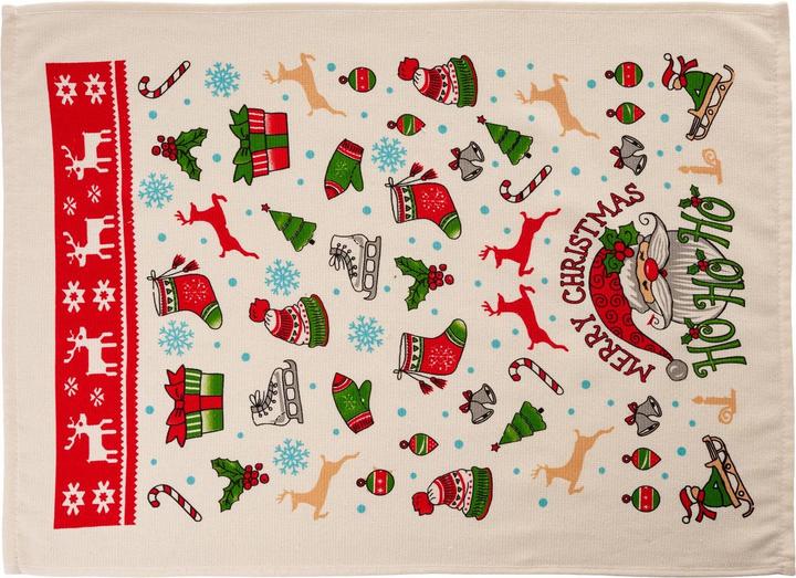 L'essentiel Xmas Wtowel Kitchen Towel Set 2 Pieces (60 x 40 cm)