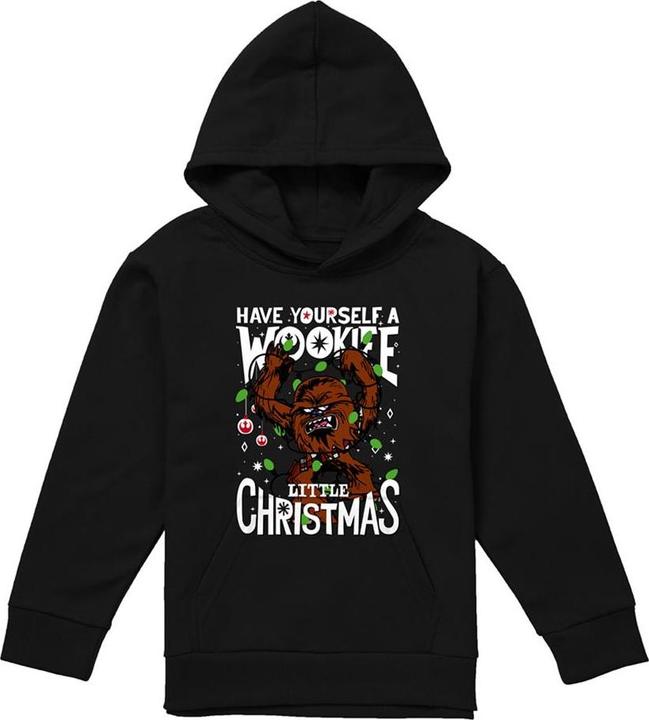 Image du produit Star Wars - Sweat à capuche motif/style Chiné A WOOKIE LITTLE CHRISTMAS - Enfant (128)