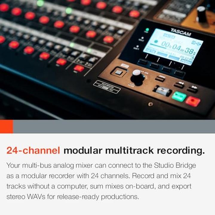 Actual product image Tascam Studio Bridge - 24-ścieżkowy rejestrator dźwięku / interfejs audio/MIDI