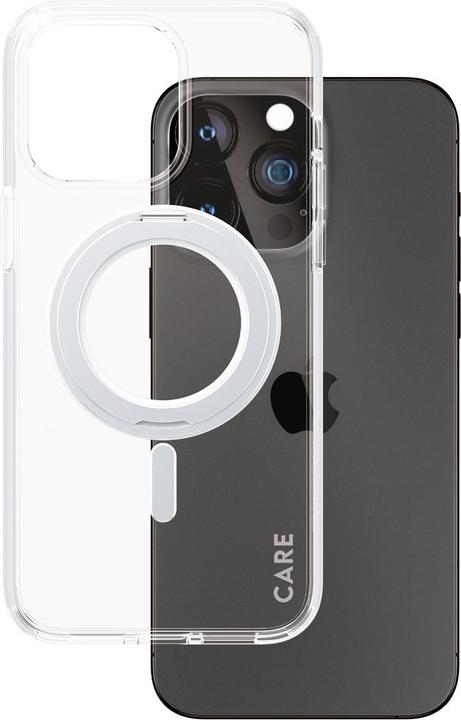 Immagine prodotto Care Caratteristiche della custodia Kickstand&MagSafe in argento (Apple iPhone 15 Plus)