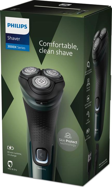 Actual product image Philips Shaver 3000X Series X3002/00 Rasoio elettrico Wet & Dry