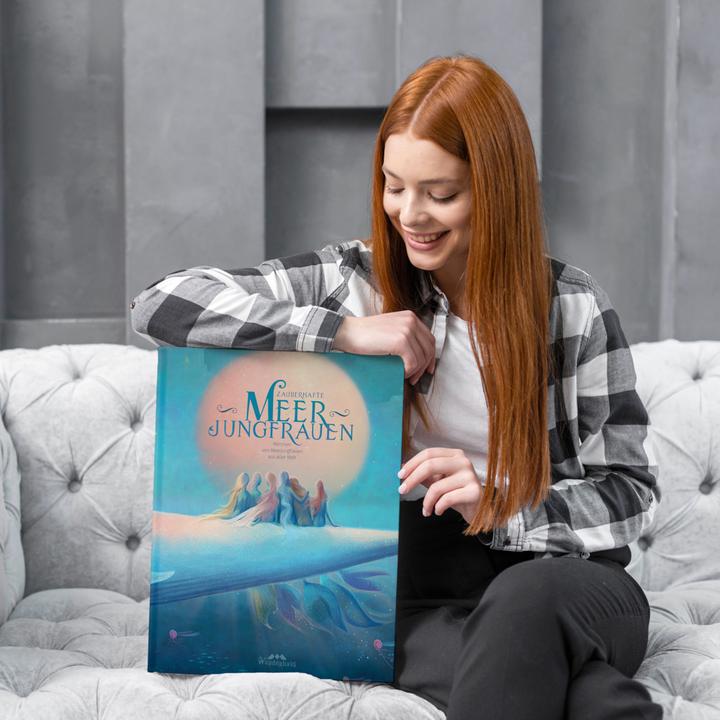 Actual product image Zauberhafte Meerjungfrauen (German, Jacob Grimm, Fairy tales from all over the world, Loireag na Mara, 2023)