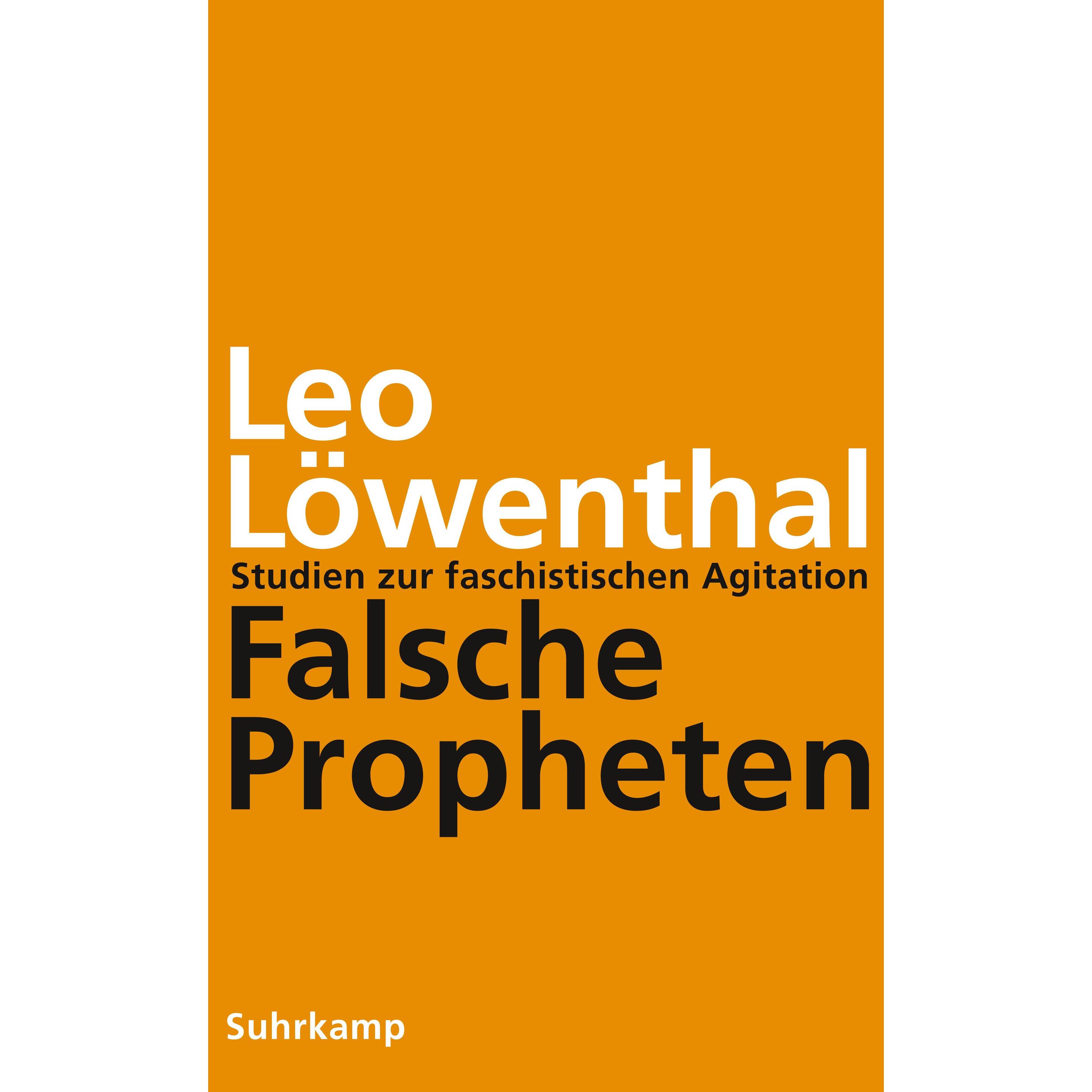 Falsche Propheten, Sachbücher von Leo Löwenthal
