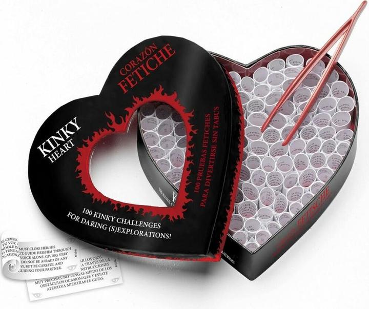 Actual product image tease & please The Kinky Heart (Other, Spanish, English)