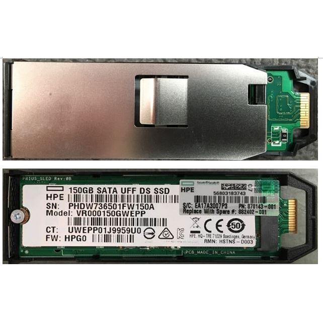 HPE SSD 150GB SFF SCM SATA RI (150 GB, M.2), SSD