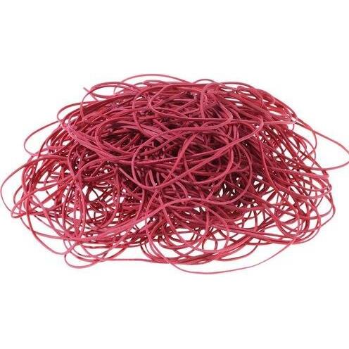 Office Depot, Gummiband, Gummibänder 1.5 mm 100 mm Rot 500 g (1 Stk.)