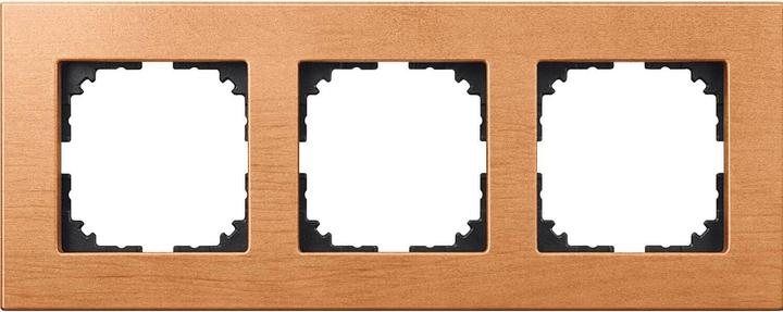 Actual product image Merten Frame 3f beech mt M-PLAN wood f.GEB-K MEG4053-3470