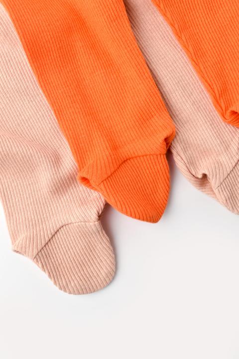 Produktbild BabyCosy Strickhose mit Fuss. 2 Pack (68)