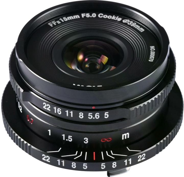 Productafbeelding Laowa 15mm f/5 Cookie FF â Zwart Leica M (Leica M, Volledig formaat)