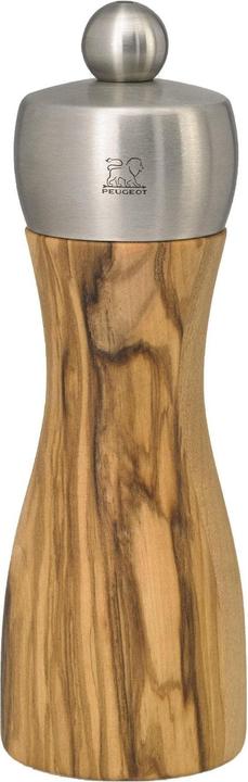 Actual product image Peugeot Fidji pepper mill 15 cm olive wood and stainless steel (Pepper)