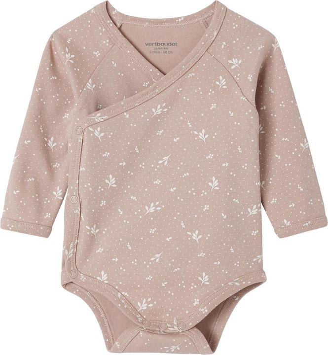 Actual product image Vertbaudet 5er-Pack Baby Langarm-Bodys mit Herzen, Bio-Baumwolle (68)