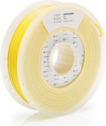 Produktbild Ultimaker PETG - Gelb - 2.85mm (PETG, 2.85 mm, 750 g, Gelb)