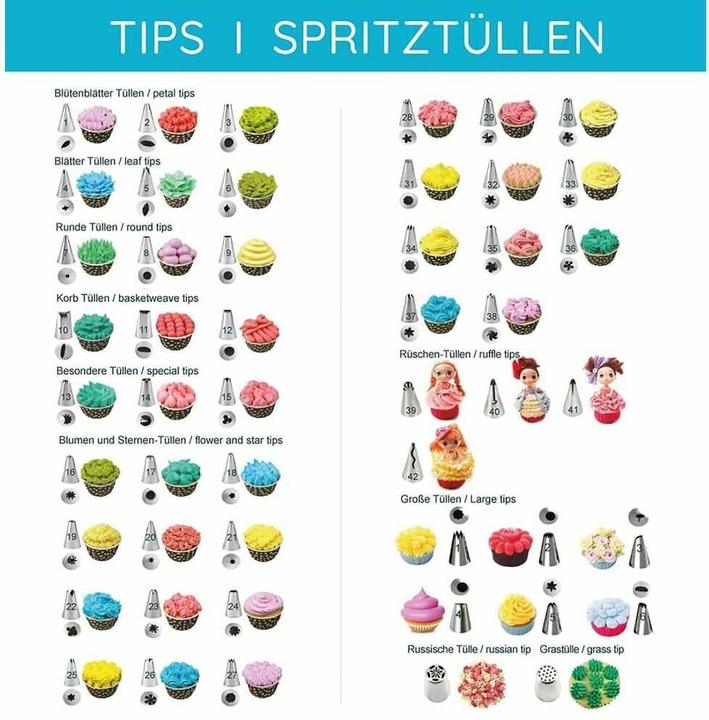 Image du produit Wenburg Spritztülle - Set, 75-tlg (Embout)