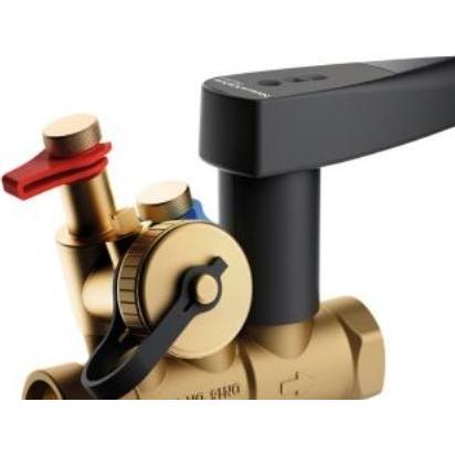 Flamco, Zubehör Sanitärinstallation, Strengventil 1 1/2" - Nexus Fluctus KFE Rp DN 40H 1 1/2" F-F, med aftap