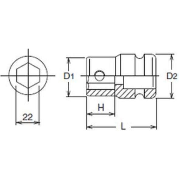 Thumbnail - Koken, Steckschlüssel + Stecknuss, Bithalter