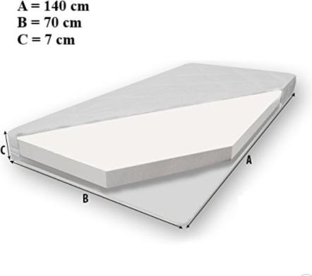Actual product image ADRK Furniture Bed with mattress SPIDER 140x70 (140 x 70 cm)